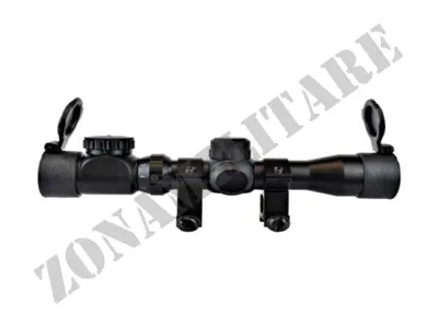 Ottica Zoom 2X-6X Lente 28mm con Anelli - Zona Militare