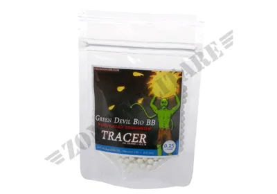 Pallini 0.20g Devil Bio Tracer BB 1000 rds Devil - Zona Militare