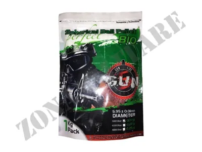 Pallini Gun Five Perfect Spherical Bianchi Bio 0.25g 4000BBs - Zona Militare