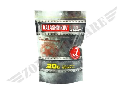 Pallini Kalashnikov Bianchi 0,20 Confezione Da 5000BB'S - Zona Militare