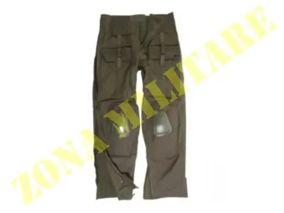 Panta Warrior Miltec con Ginocchiere Neri - Zona Militare