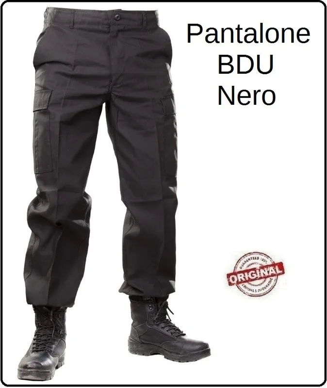 Fostex Pantalone Security Cotone Colore · Negro