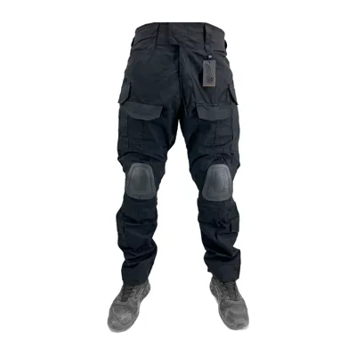 Pantaloni con Ginocchiere M3G Neri Conquest Tactical - Conquer