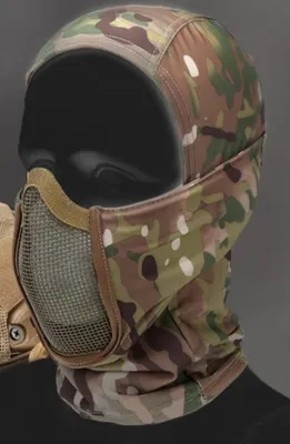 Passamontagna con Maschera Protettiva Shadow Fighter - Wosport