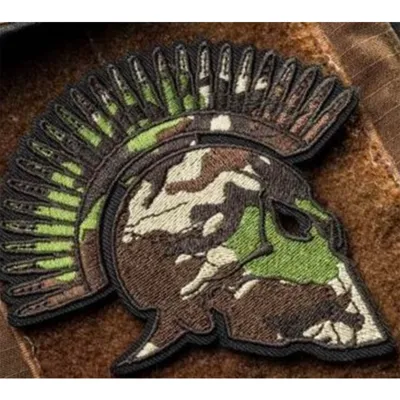 Patch Combat Helmet Mimetica - ZONA DI COMBATTIMENTO TATTICA