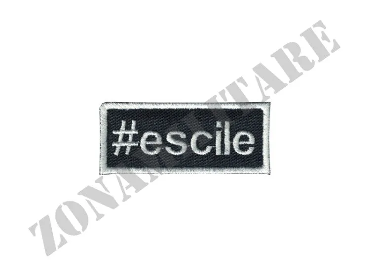Zona Militare Patch con Velcro #Escile