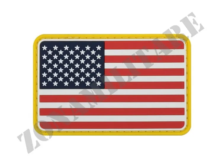 Zona Militare Patch con Velcro US PVC Patch