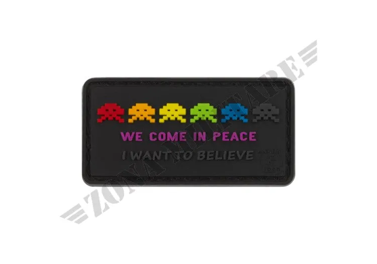 Zona Militare Patch Gommata Alien Invasion Rubber Patch