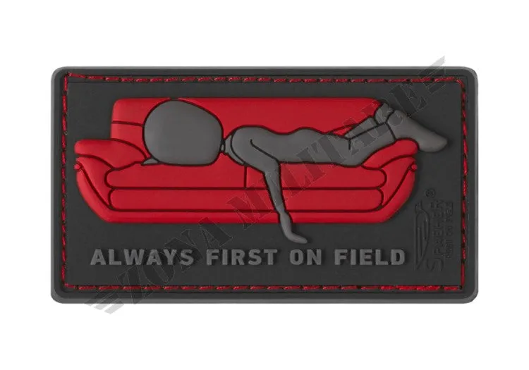 Zona Militare Patch Gommata Always First on Couch Rubber Patch
