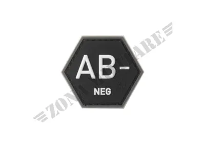 Patch Gommata Bloodgroup Hexagon Ab Negativo - JTG