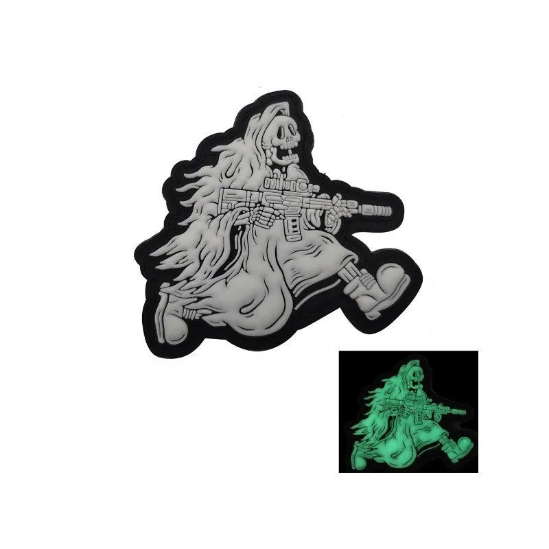 Combat Zone Patch Gommata Fluorescente "Running Death"