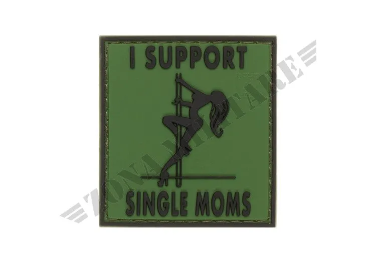 Zona Militare Patch Gommata I Support Single Mums Rubber Patch Forest