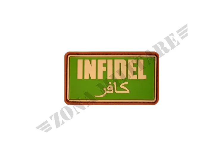 Zona Militare Patch Gommata Infidel Rubber Patch JTG · Multicam