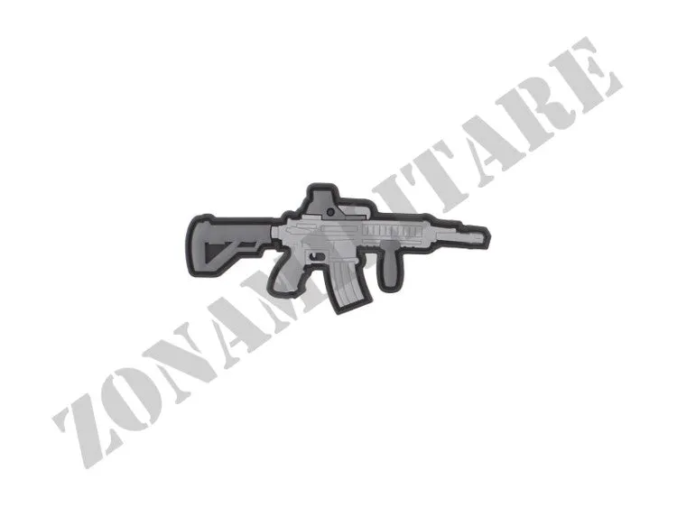 Zona Militare Patch Gommata M4 con Velcro