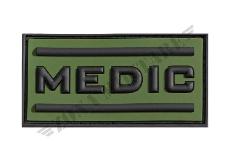 Zona Militare Patch Gommata Medic Rubber Forest Version