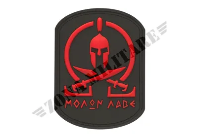 Patch Gommata Molon Labe Rubber e Rossa - JTG