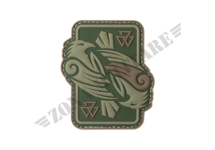 Zona Militare Patch Gommata Odins Raven Rubber Patch JTG · Multicam