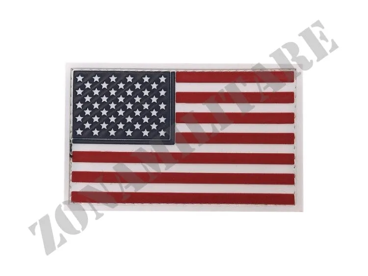 101Inc Patch Gommata PVC 3D USA con Velcro