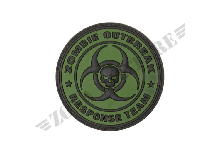 Zona Militare Patch Gommata Zombie Outbreak Rubber Patch JTG Forest