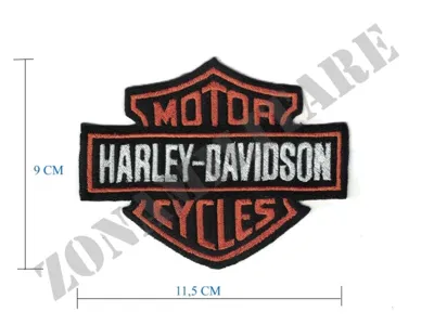 Patch Harley Davidson Ricamata Da Cucire - Zona Militare