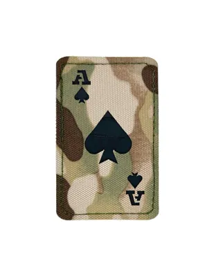 Patch IR Asso Di Picche Tagliata al Laser - Immortal Warrior