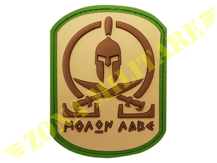 Zona Militare Patch JTG Molon Labe Rubber · Multicam