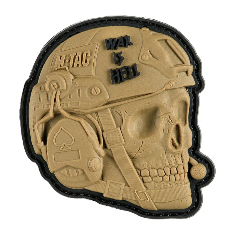 M-Tac Patch Operator 3D PVC Colore WAR IS HELL · Coyote
