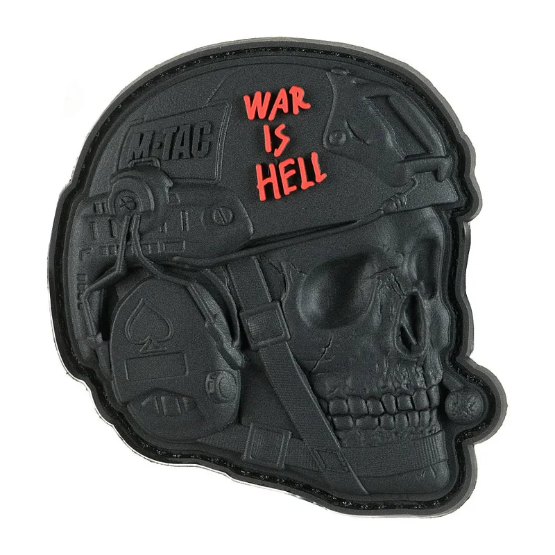 M-Tac Patch Operator 3D PVC War Is Hell · Negro