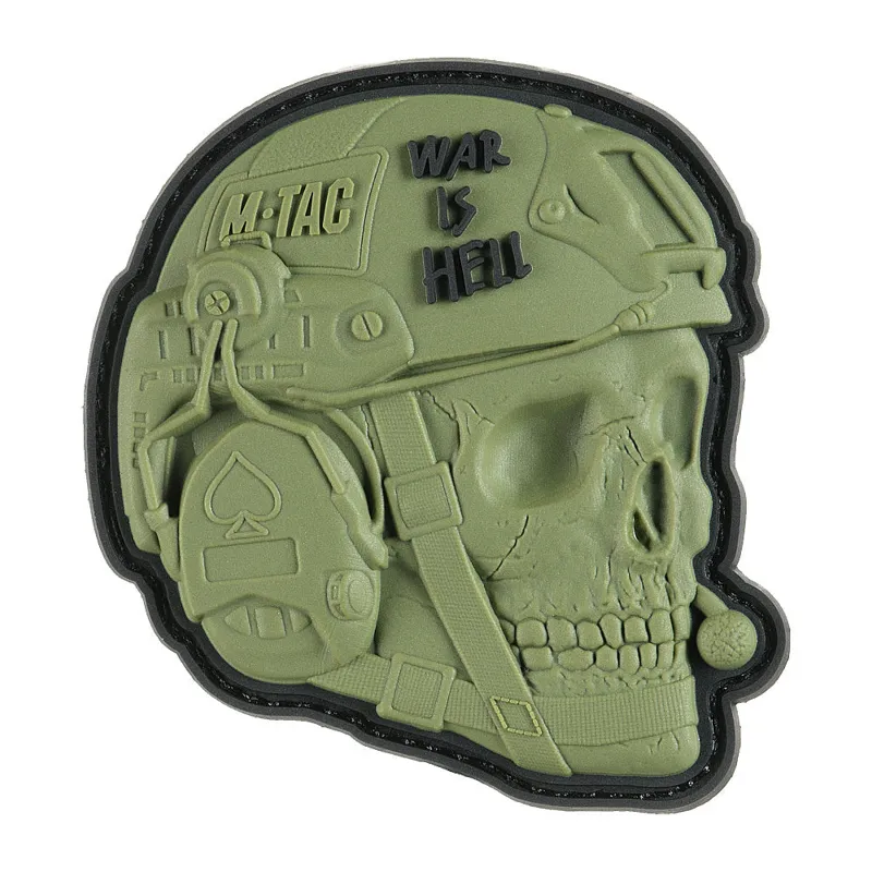 M-Tac Patch Operator 3D PVC War Is Hell · Verde / OD
