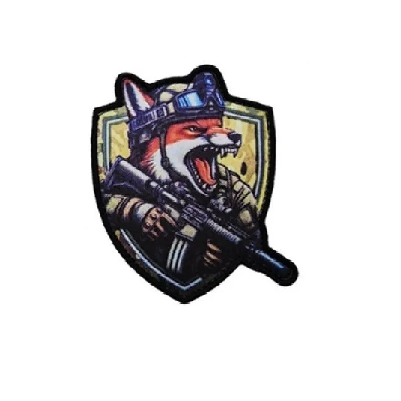 Combat Zone Patch Ricamata Hunter Fox