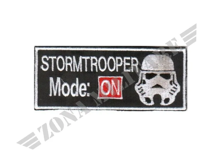 Zona Militare Patch Stormtrooper Mode on Completa Di Velcro