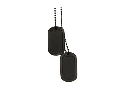 Piastrina Americana Dog Tag - DM Diffusion