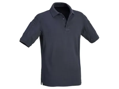 Polo Tattica a Maniche Corte con Tasche Blu - Defcon 5