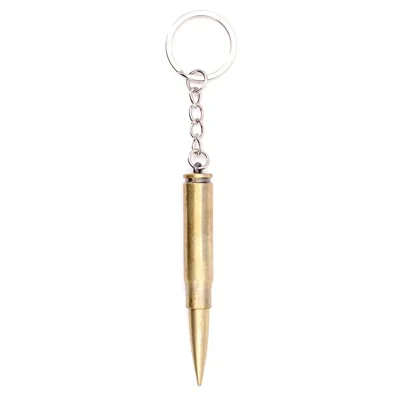Portachiavi a Forma Di Proiettile cal. 7,62x51mm Bronzo - Blood Heritage