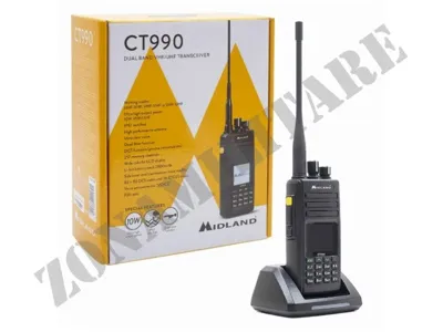 Radio Ricetrasmittente CT990 Uhf/Vhf Dual Band - Midland