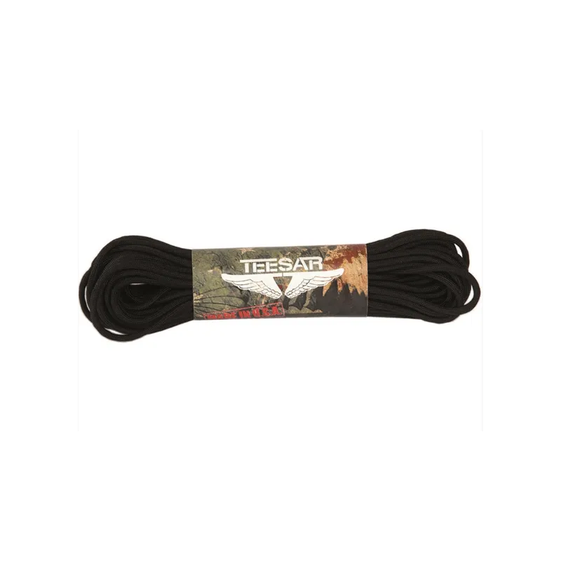 MilTec Paracord 100 Ft · Negro
