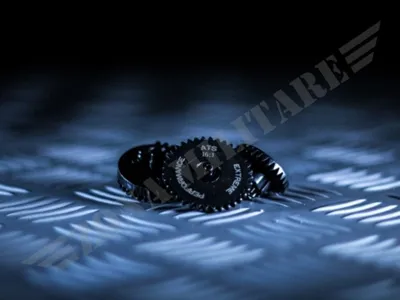Set Ingranaggi Ats 16:1 Steel Gears Acciaio - Zona Militare