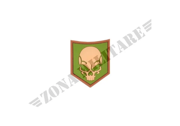 Zona Militare Sof Skull Rubber Patch · Multicam