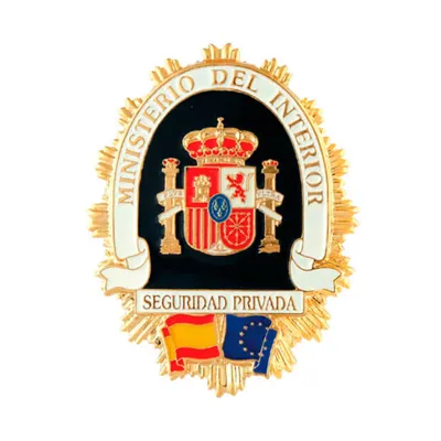 Placa Cartera Metalica Bandera Comunidad Seg Privada - Foraventure