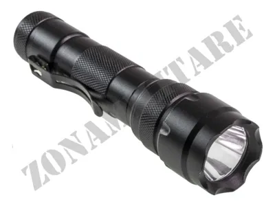 Torcia Hunterseye 200 Lumens con Batteria/Carica Batteria - Zona Militare
