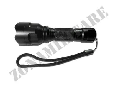 Torcia Hunterseye 250 Lumens con Batteria/Carica Batteria - Zona Militare