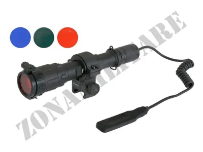 Torcia LED 320 Lumen Alta Potenza T21 con Remoto - Zona Militare