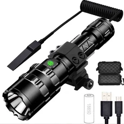 Torcia Tattica XML-L2 Ricaricabile con Remoto Czt - Combat Zone