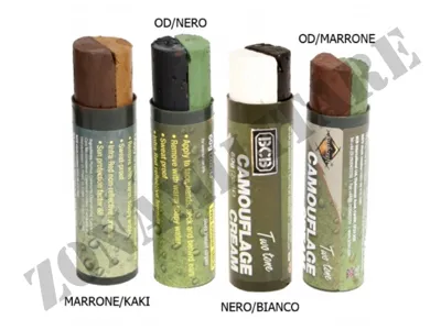 Tubetto Di Crema per Colorazione Facciale a Doppio Colore Stick - BCB International