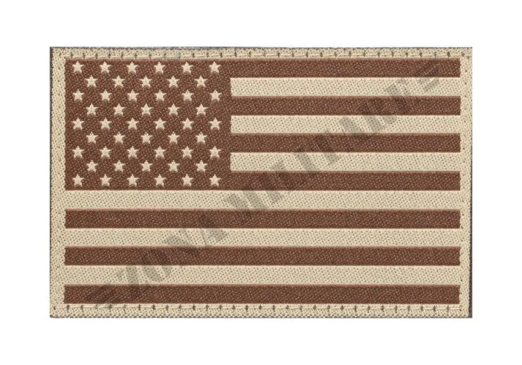 Zona Militare USA Flag Patch Clawgear Version · Tan / FDE