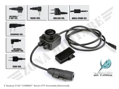 Z134 Combat Series Ptt Assembly Kenwood - Zona Militare