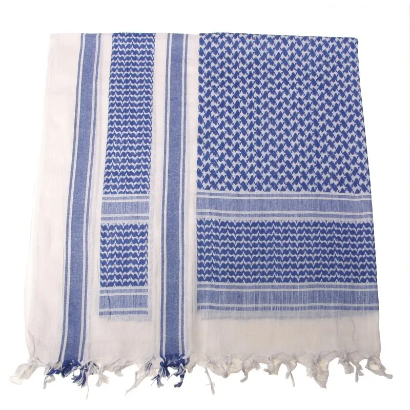 PLO Tuch Shemag Blau-Weiß 115x110cm