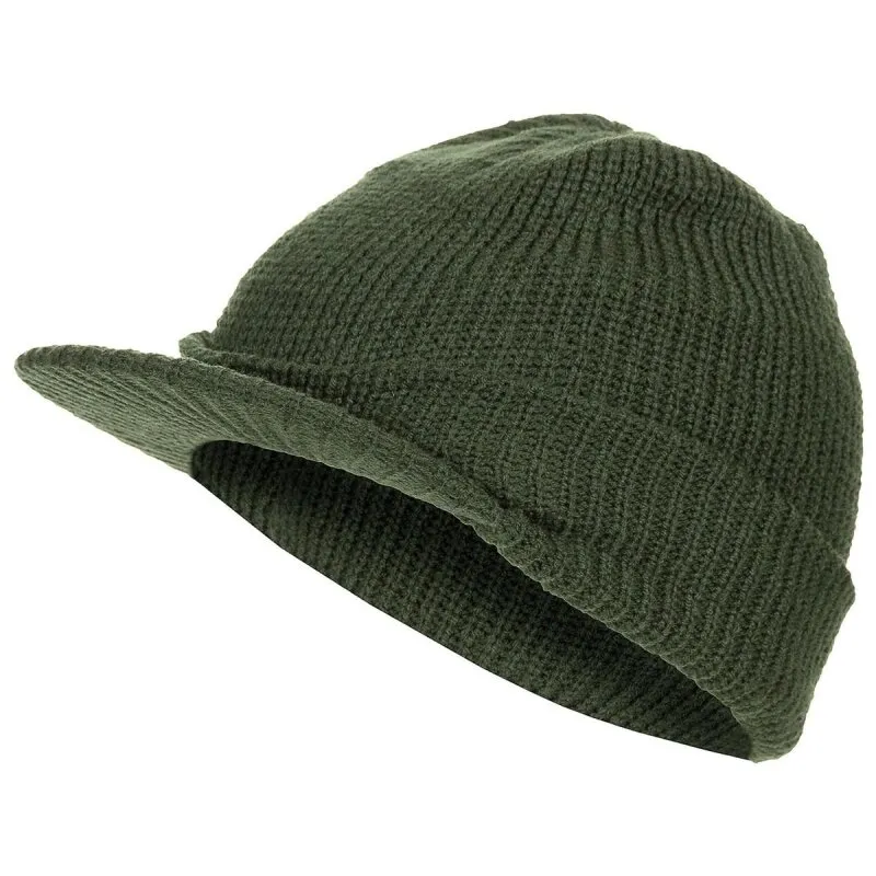 Mütze US Jeep-Cap Mit Schirm Acryl · Verde / OD