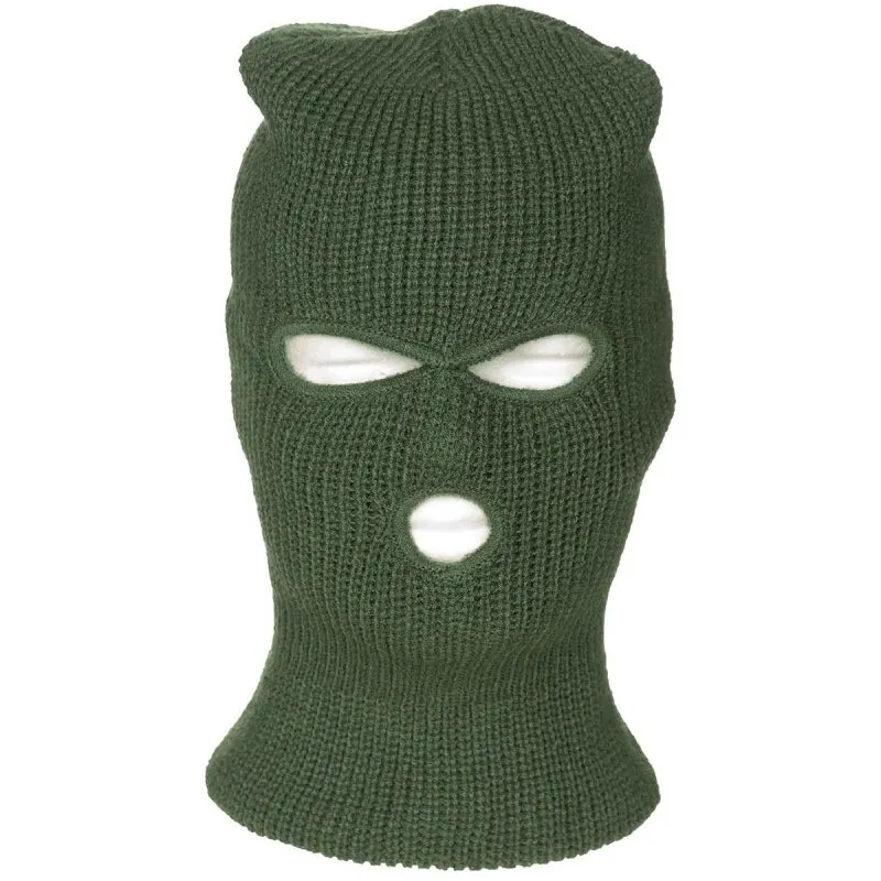 Balaclava 3 Loch Acryl · Verde / OD