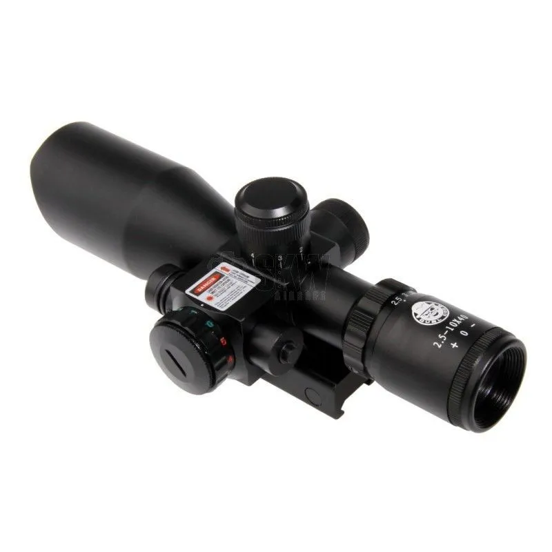 Duel Code OG 2.5-10X40E & Laser · Rojo